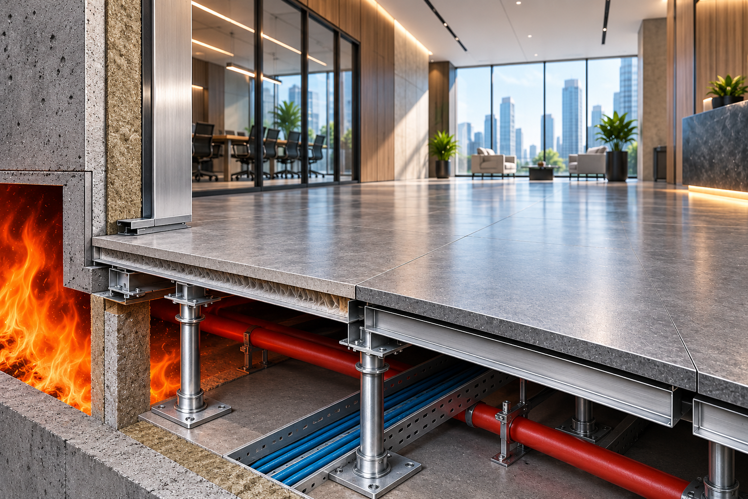 Fire-Rated Flooring Solutions for Safer Commercial Spaces 